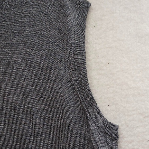 Peter Millar Sweater Vest Men's XL Sleeveless Silk Wool Blend Gray - Picture 7 of 12